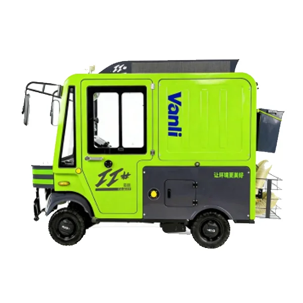 Mini varredeira de ruas veículo de limpeza urbana